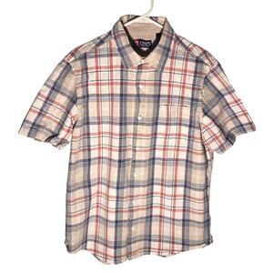 Stylish Chaps Ralph Lauren Plaid Button-Up Shirt - Men's